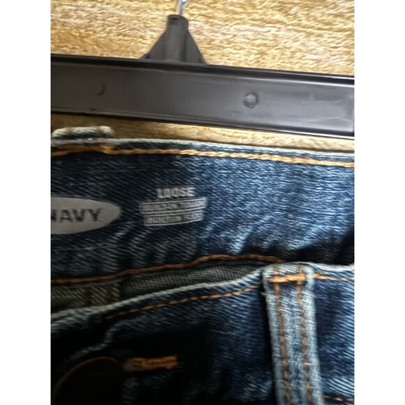 OLD NAVY LOOSE FIT FLEX CAUSAL COMFORT MOVEMENT EVERYDAY STRAIGHT LEG JEANS NWT - Picture 3 of 5